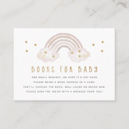 Livros arco-íris para a placa de inserção do bebê