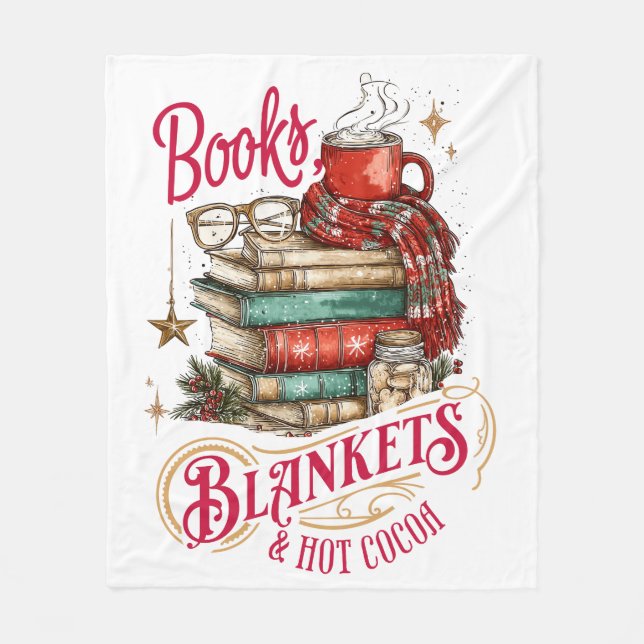 Livros Cobertores e Cacau Quente (Frente)