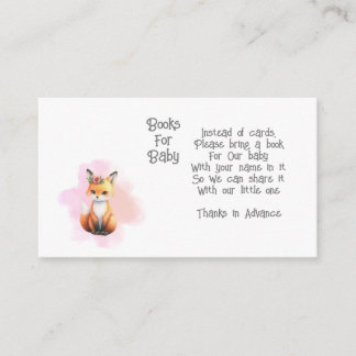 Livros de animais florestais para cartão de gabine