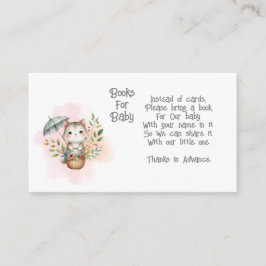 Livros de animais florestais para cartão de gabine