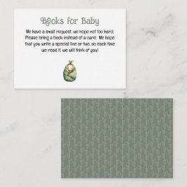 Livros de broto para cartão horizontal para bebê