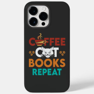 Livros de café Repetir, Lendo café, Lendo Gato