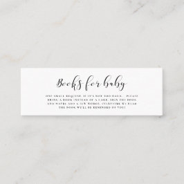 Livros de caligrafia elegantes para cartão de pedi