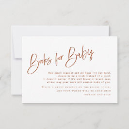 Livros de Chá de fraldas Bohemian Terracotta para