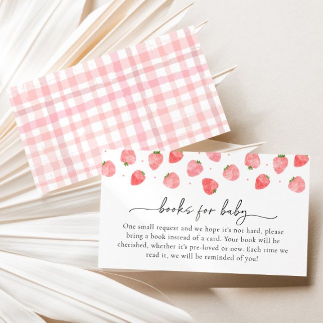 Livros De Chá de fraldas De Morango Para Cartões D (Criador carregado)