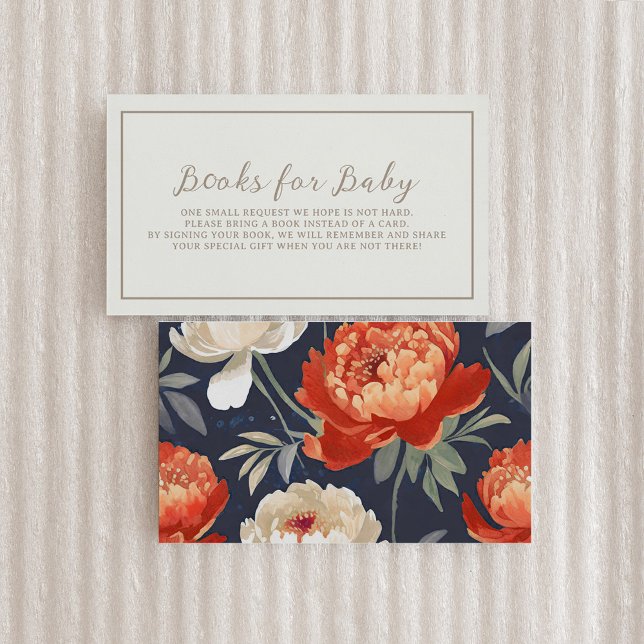 Livros de Chá de fraldas de outono para Cartão de  (Criador carregado)