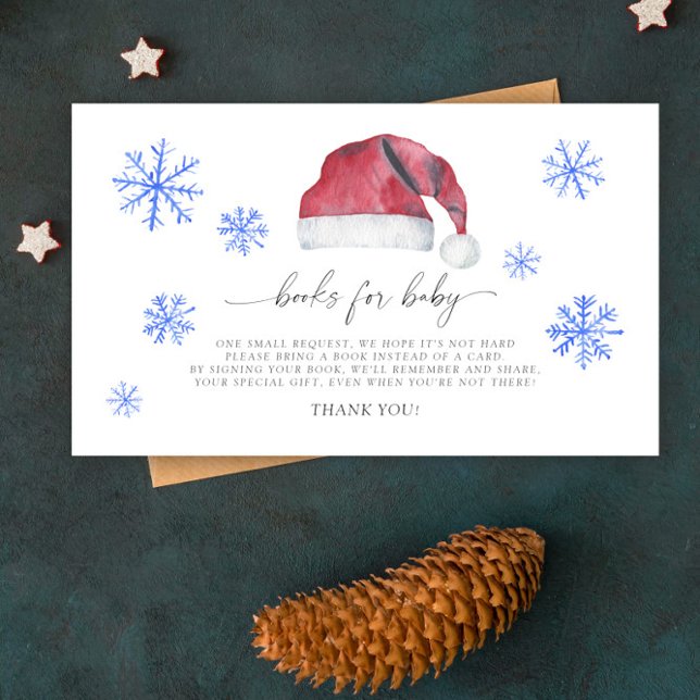 Livros de chapéu de Papai Noel para cartão de anex (Criador carregado)