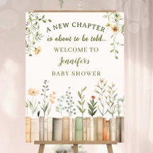 Livros de Chuvaveiro de Bebê Novo Capítulo Flores