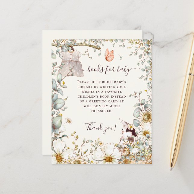 Livros De Destilhaça De Coelhinho Para Chá de fral (Frente/Verso In Situ)