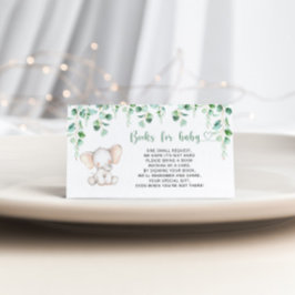 Livros de elefantes para cartões de bebê