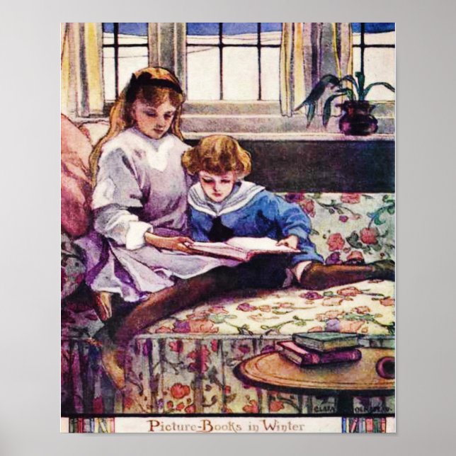 Livros de Imagens na Impressão de Inverno de Arte  (Frente)