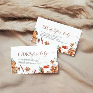 Livros de natal de inverno para o cartão de gabine