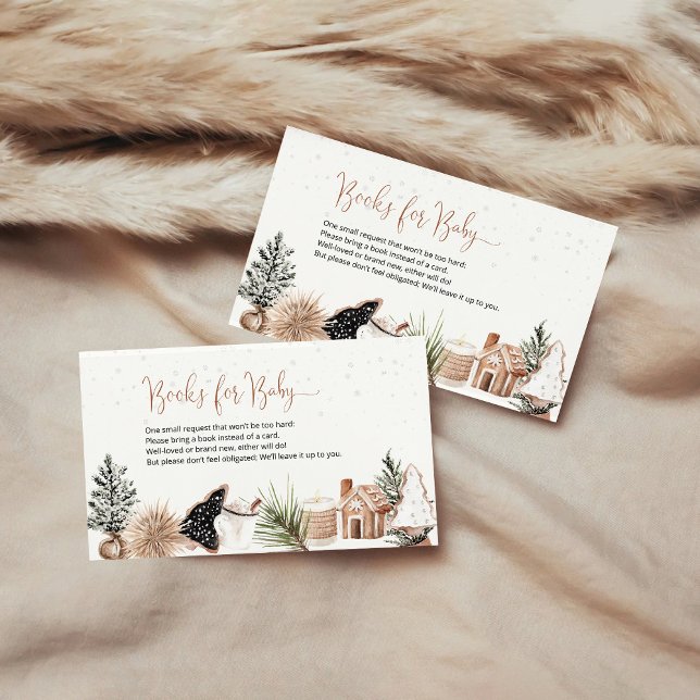 Livros de Natal para o cartão de gabinete para beb (Criador carregado)