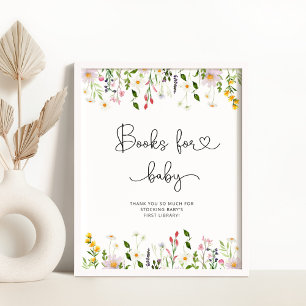 Livros de primavera para Poster bebê
