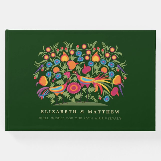 Livros de Visitas de Aniversário de Casamento de 7 (Frente)