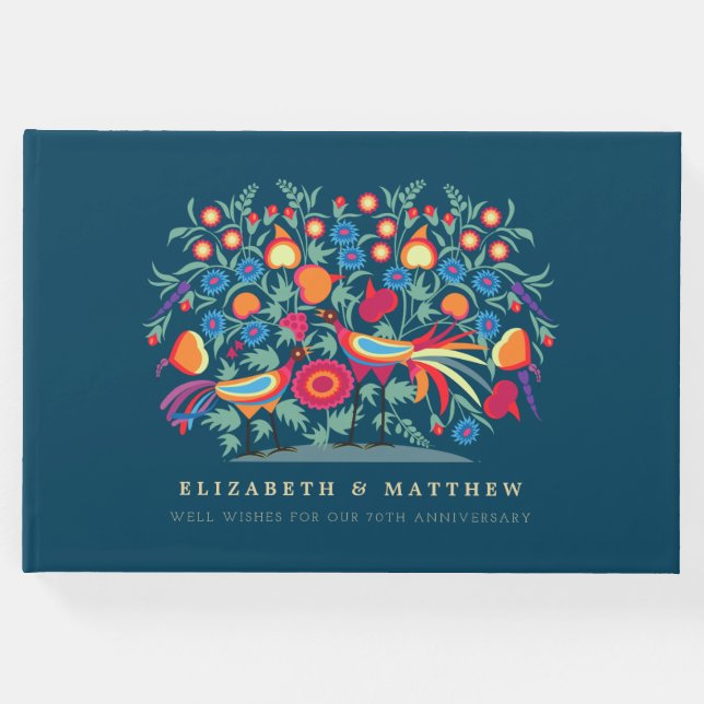 Livros de visitas de aniversário de casamento de 7 (Frente)