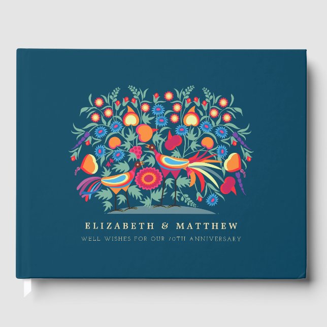 Livros de visitas de aniversário de casamento de 7 (Frente)