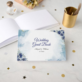 Livros de Visitas de Casamento Florais Elegantes R