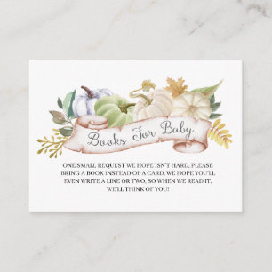 Livros do outono da abóbora da queda para o cartão