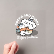 Livros e Latidos – Design de Cachorro Sonolento Le