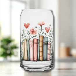 Livros Empilhados com Cores-d-Água com Nome