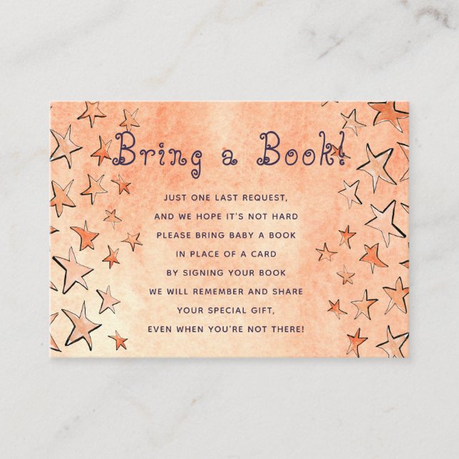 Livros estrelados para bebê trazem um cartão de in (Frente)