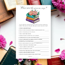 Livros Jogo do que o noivo disse no chá de panela