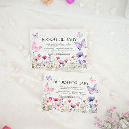 Livros para Bebê Cartão Borboleta Floral