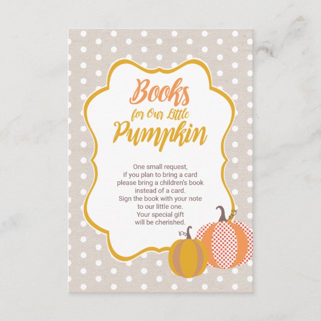 Livros para Bebê, Pedido de Livro, Inserção de Chá (Frente)