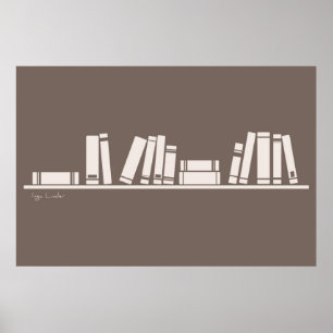 livros para cara sábia ou poster de amante de leit