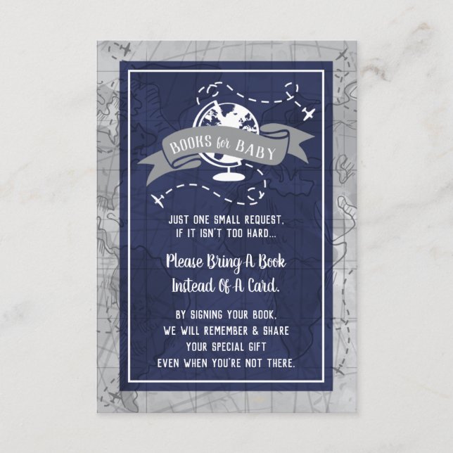 Livros para Cartão de Bebê, Aviões (Frente)