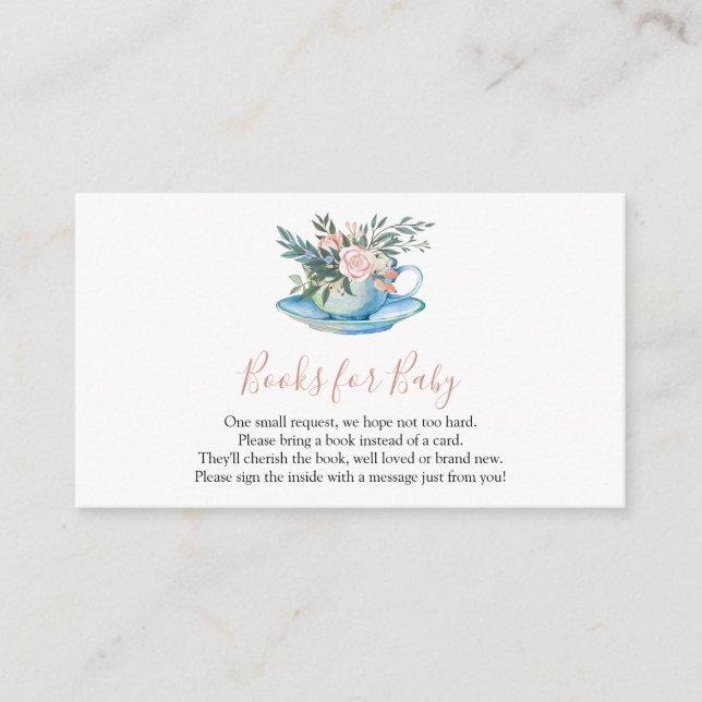 Livros para Cartão de Inserção de Bebê (Frente)