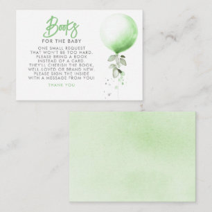 Livros Para Cartão De Solicitação De Chá de fralda