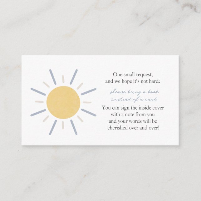 Livros para o Cartão Azul-Solar de Pastel para Beb (Frente)