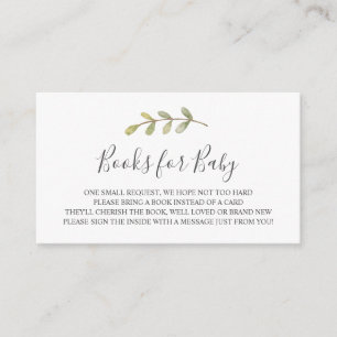 Livros para o cartão da inserção do bebê