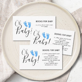 Livros para o Cartão de Chá do Baby Boy