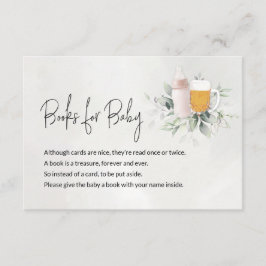 Livros para o Cartão de Mensagem Bebê - Um Bebê es