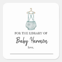 Livros para rótulos de adesivos para bebês