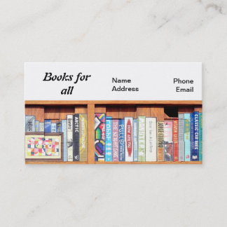 Livros Para Todos Cartão de visita