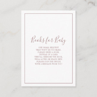 Livros rosa Dourados para Inserção de Bebê