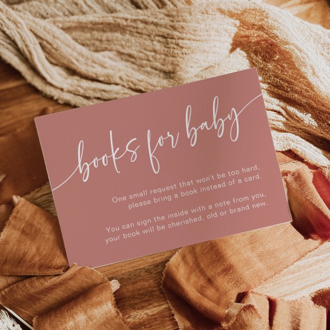 Livros rosa empoeirados para Bebê Inserir Cartão M (Criador carregado)