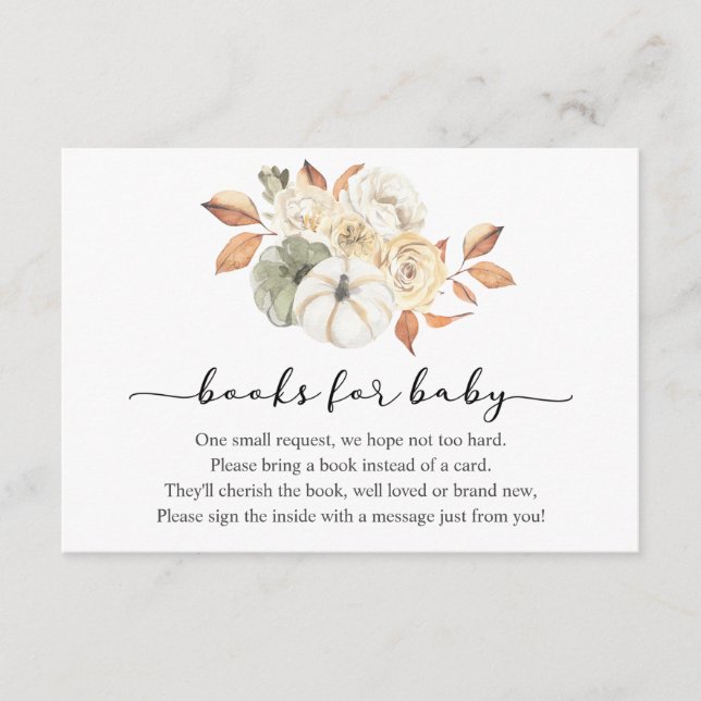 Livros Russos de Abóbora para Cartão de Inserção d (Frente)