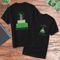 Livros Verdes e Camiseta de Professores de Plantas