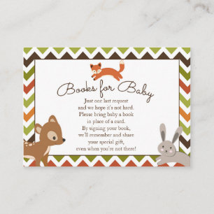 Livros Woodland para Inserção de Bebê - Solicitaçã