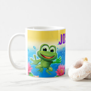 Lixiviação de sapo NOME personalizado caneca cerâm