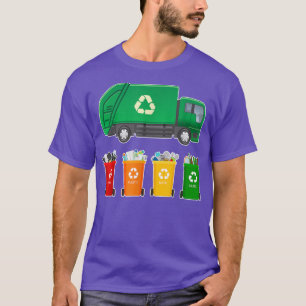 Lixo de reciclagens Camisas Crianças Lixo Lixo Adu