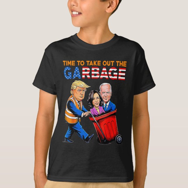 Lixo Para A Camisa De Trump 2024 (Frente)