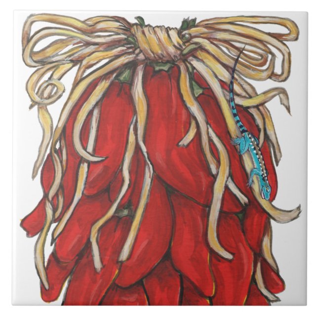 Lizard Red Chili Pepper House # Topo (Frente)