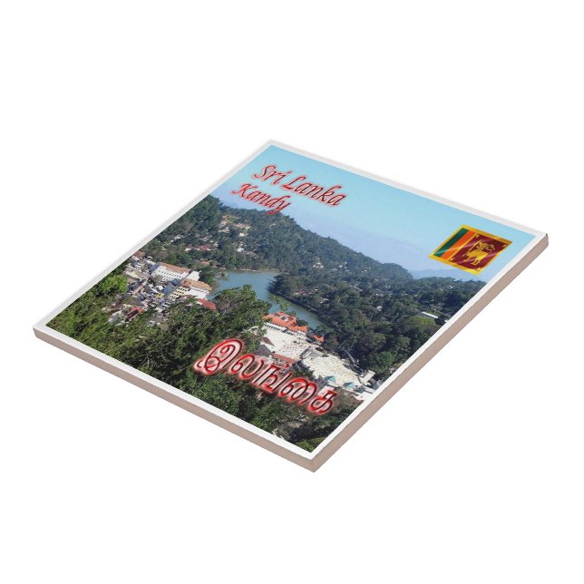 LK010 KANDY LAKE, Sri Lanka, Ásia, (Lateral)