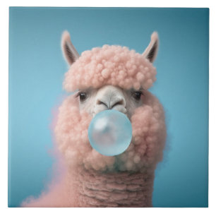 Llama Bubblegum Funny